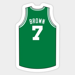 Jaylen Brown Boston Jersey Qiangy Sticker